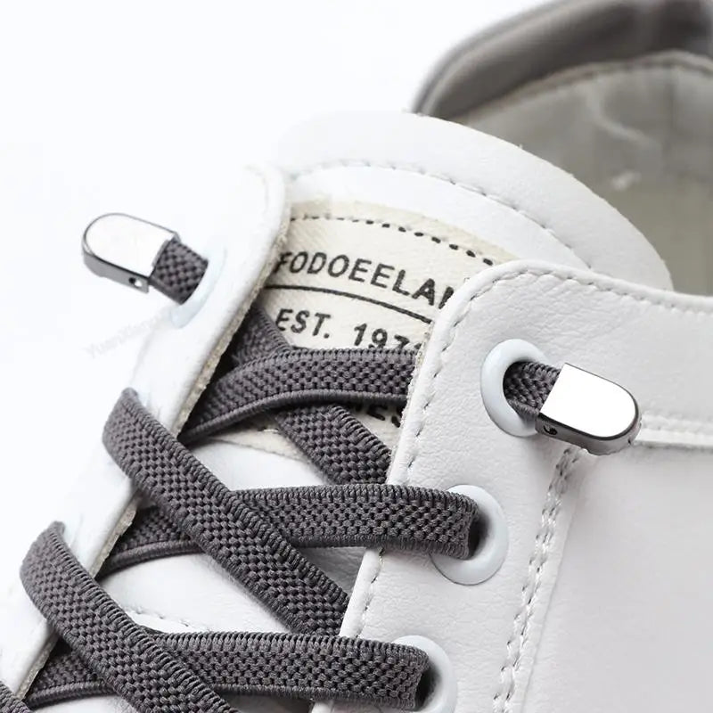 Moeteloze Elastische Geen-Knoop Veters voor Sneakers - Perfecte Pasvorm voor Kinderen en Volwassenen!
