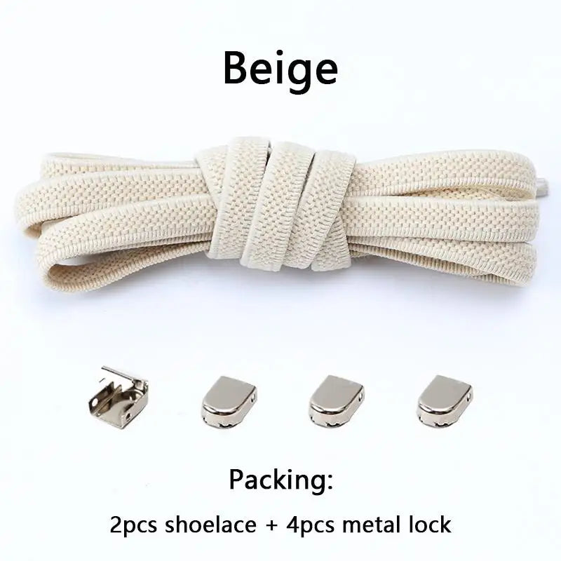 Moeteloze Elastische Geen-Knoop Veters voor Sneakers - Perfecte Pasvorm voor Kinderen en Volwassenen!