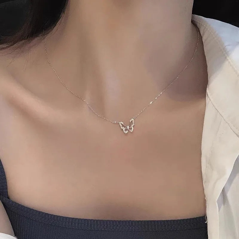 Adembenemende Sprankelende Halsketting voor Dames - Elegante Sleutelbeen Choker Mode Sieraden Perfect voor Trouwen, Feesten en Verjaardagscadeaus