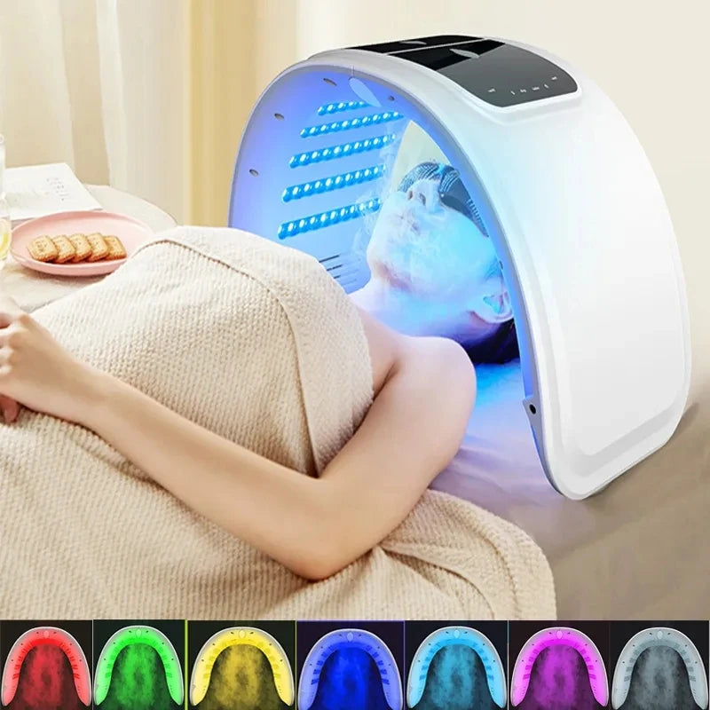 Verjong je huid met het 7-kleuren LED gezichtsmasker PDT apparaat – Perfect voor spa-behandelingen en thuis schoonheidsverzorging