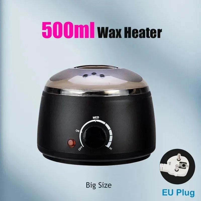Moeiteloze Haarverwijdering: 500ml Wax Smeltmachine - Snelle Verhitting Epilator met Wax Bonen en Pot