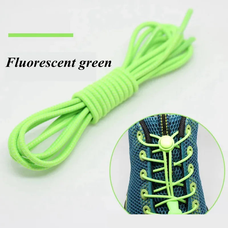 Verbeter Je Schoeisel met 22 Kleuren: Geen-Knoop, Elastische Ronde Veters voor Kinderen en Volwassenen - Snelle en Gemakkelijke Rubber Veters voor Sneakers!