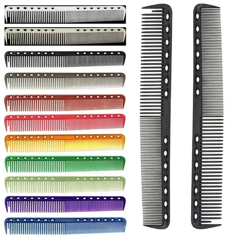 Vibrant 7-kleurige professionele haarkammen set - Antistatische styling borstels voor deskundige salon haarverzorging en styling