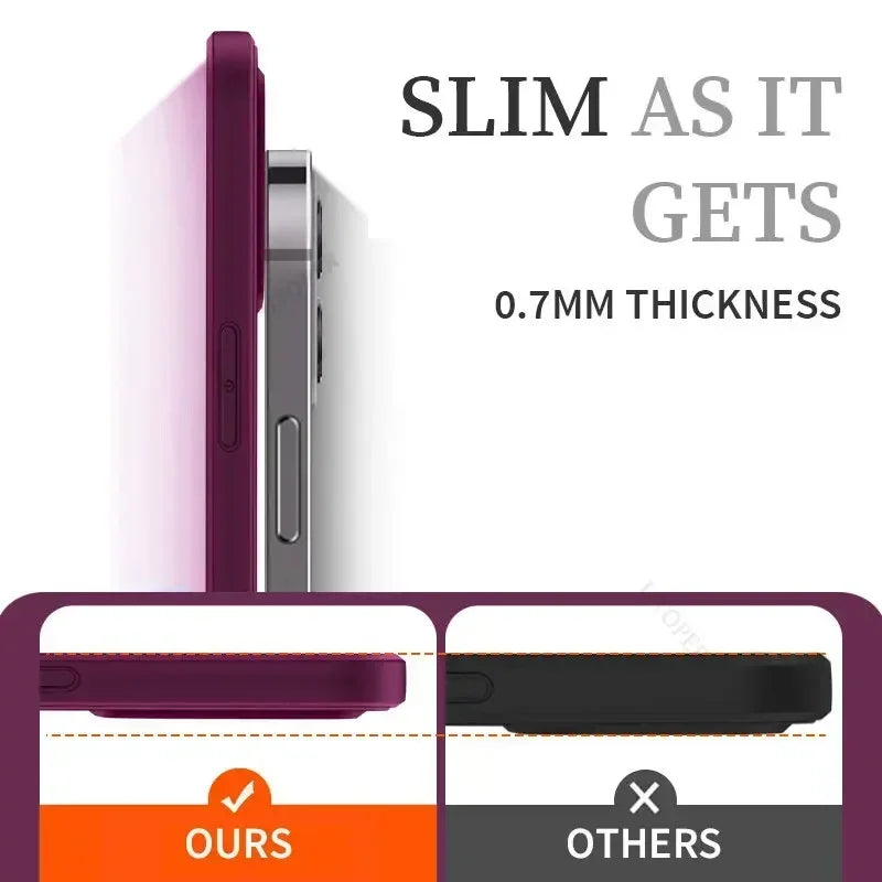 Official 16 New Phone Case For IPhone 16 15 14 13 11 12 Pro Max 15 Plus Silicone Solid Color Fall and Collision Protection Cover