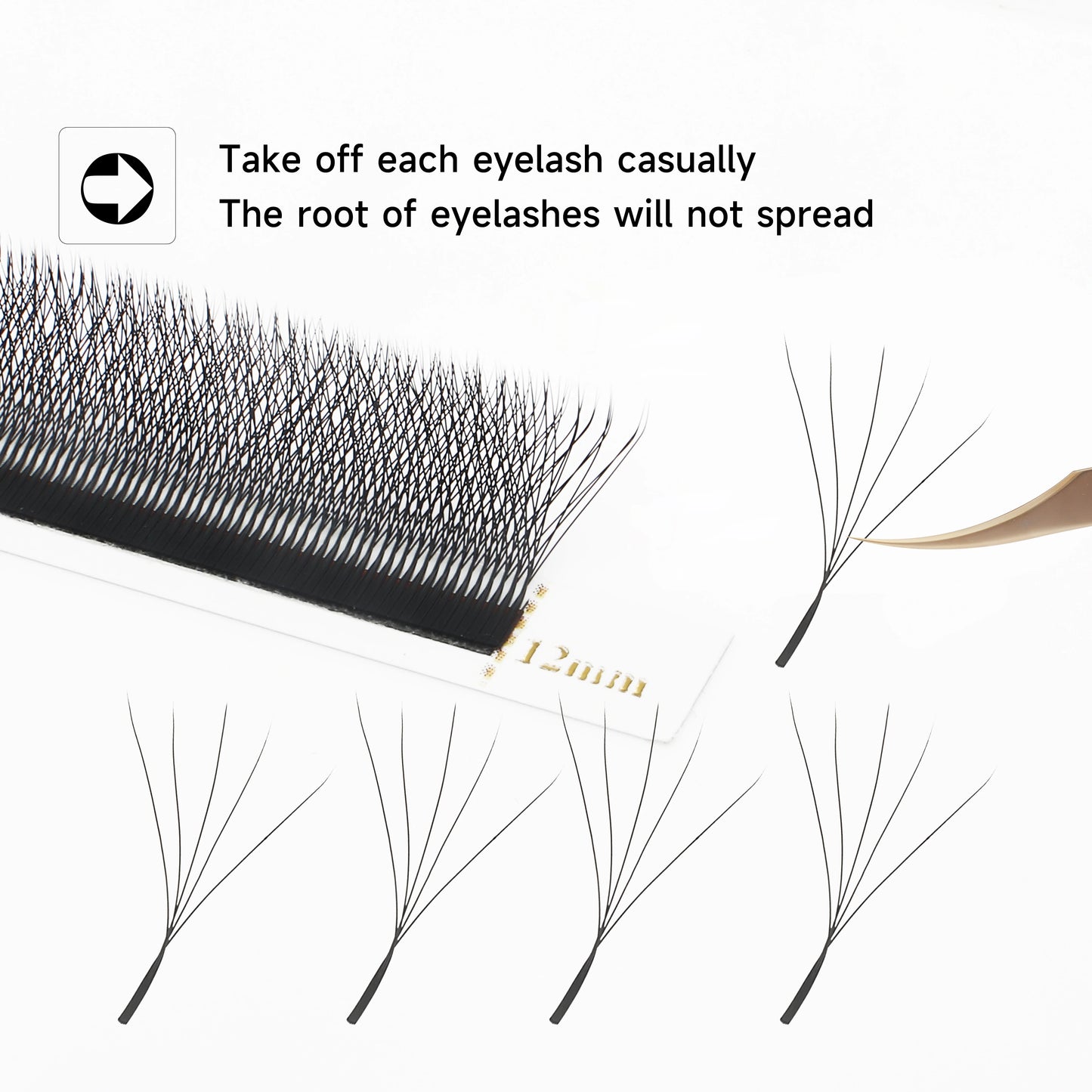 Verhoog je schoonheid met XIUSUZAKI W-vormige voorgemaakte fan wimperextensions - 2D tot 8D natuurlijke look individuele wimpers voor vlekkeloze glamour!