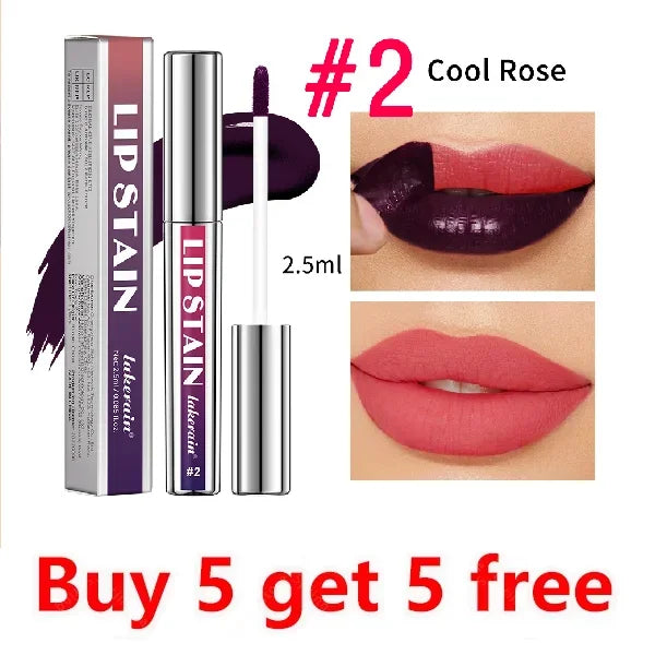 Stralende Roze Peel Off Lippenstain - Langdurig, Waterproof en Transfer Proof voor Moeiteloze Dagelijkse Draagtijd! Perfecte Cosmetische Oplossing voor Vrouwen!