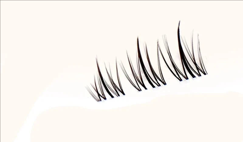 MJ Brown Zonnebloem Natuurlijke Manga Wimpers - Dikke Zwarte Extensions voor Anime-geïnspireerde Looks