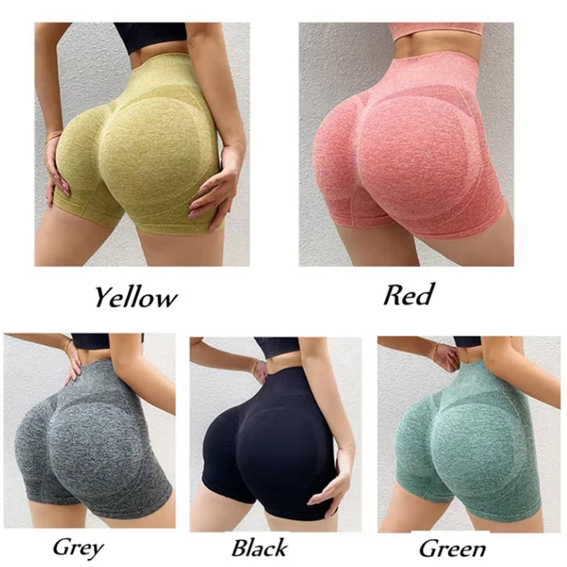 Hoge Taille Dames Yoga Shorts - Perfect voor Workouts, Fitness en Hardlopen - Stijlvolle en Comfortabele Sportkleding voor Jouw Actieve Levensstijl!