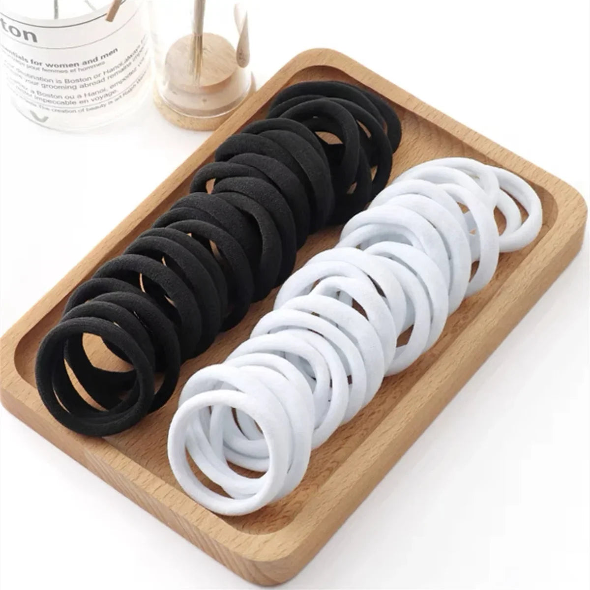 Levendige 50/100 stuks Kinderen Elastische Haarbanden – Leuke 5CM Snoepjes Scrunchies, Rubber Haar Ties en Clips voor Creatieve Hairstylen!