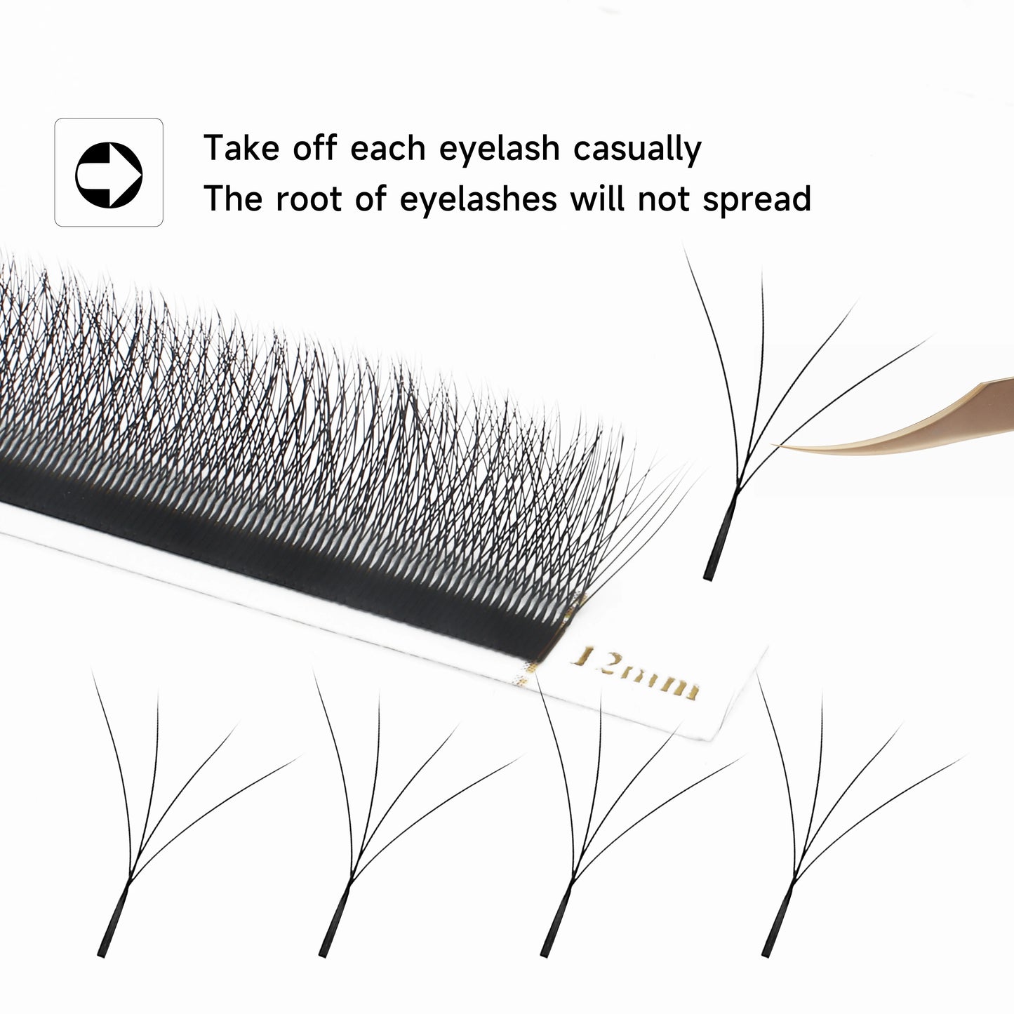 Verhoog je schoonheid met XIUSUZAKI W-vormige voorgemaakte fan wimperextensions - 2D tot 8D natuurlijke look individuele wimpers voor vlekkeloze glamour!