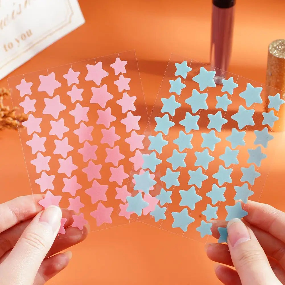 Levende Stervormige PE Pimple Patches voor Acne: Onzichtbare Huidverzorgingsstickers - Verberg en Perfecteer je Uiterlijk!
