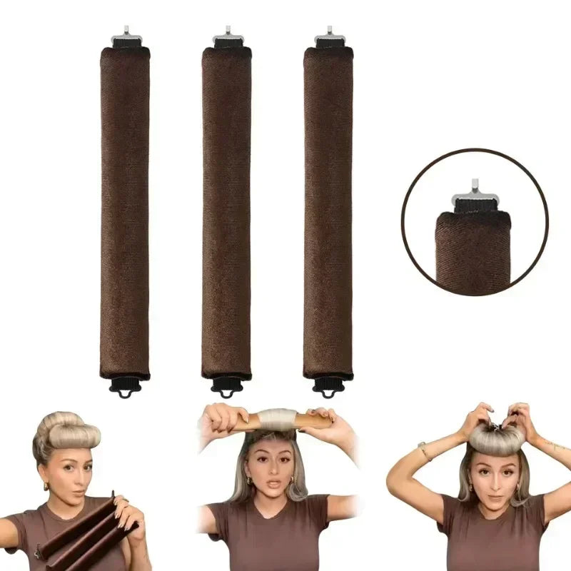 Transformeer je Haar Moeiteloos: Warmtevrije Krulstaaf Hoofdband voor Prachtige Krullen terwijl je Slaapt - Zachte Flexibele Staven met Haak voor Eenvoudig Stylen!