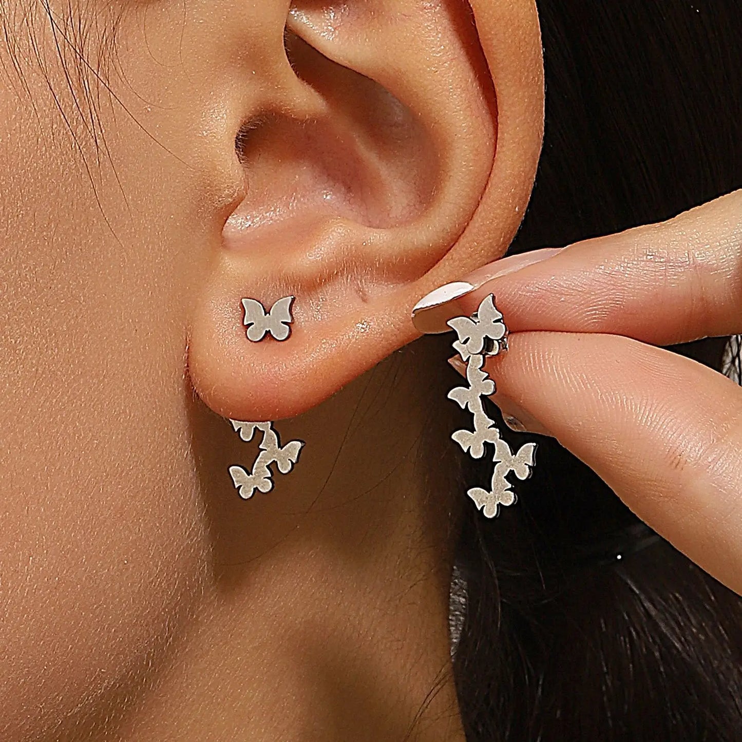 Chic Retro Minimalistische Geometrische Vierkante Afneembare Driehoek Stud Oorbellen - Perfecte Mode Accessoires voor Vrouwen & Ideale Feestcadeaus!