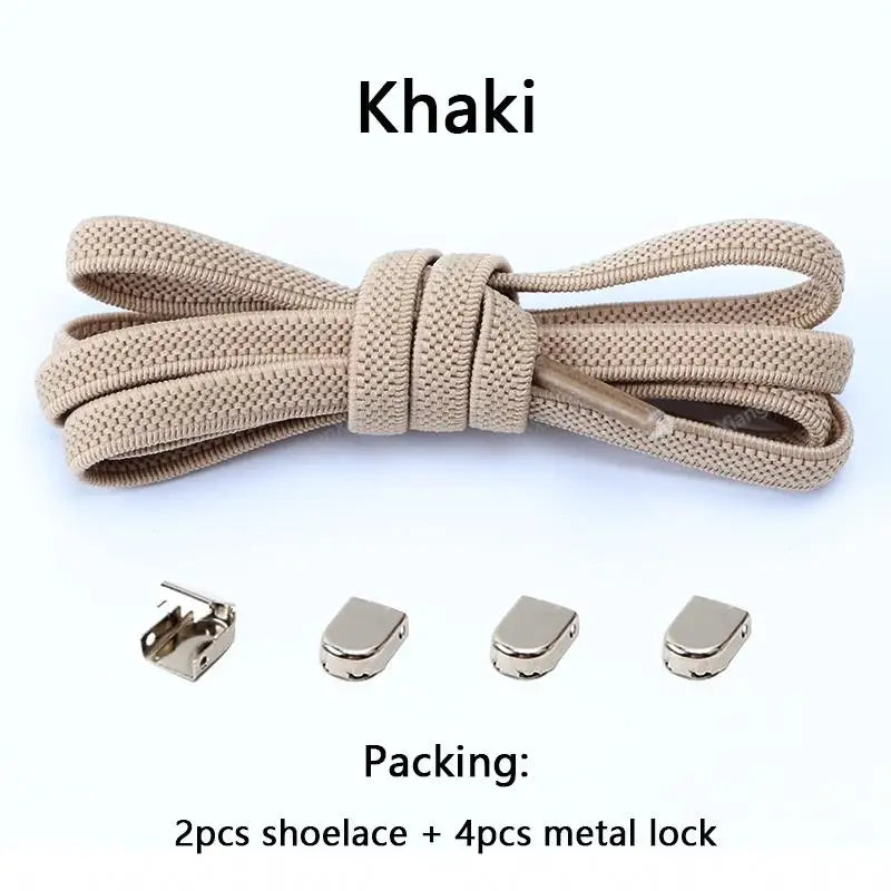 Moeteloze Elastische Geen-Knoop Veters voor Sneakers - Perfecte Pasvorm voor Kinderen en Volwassenen!