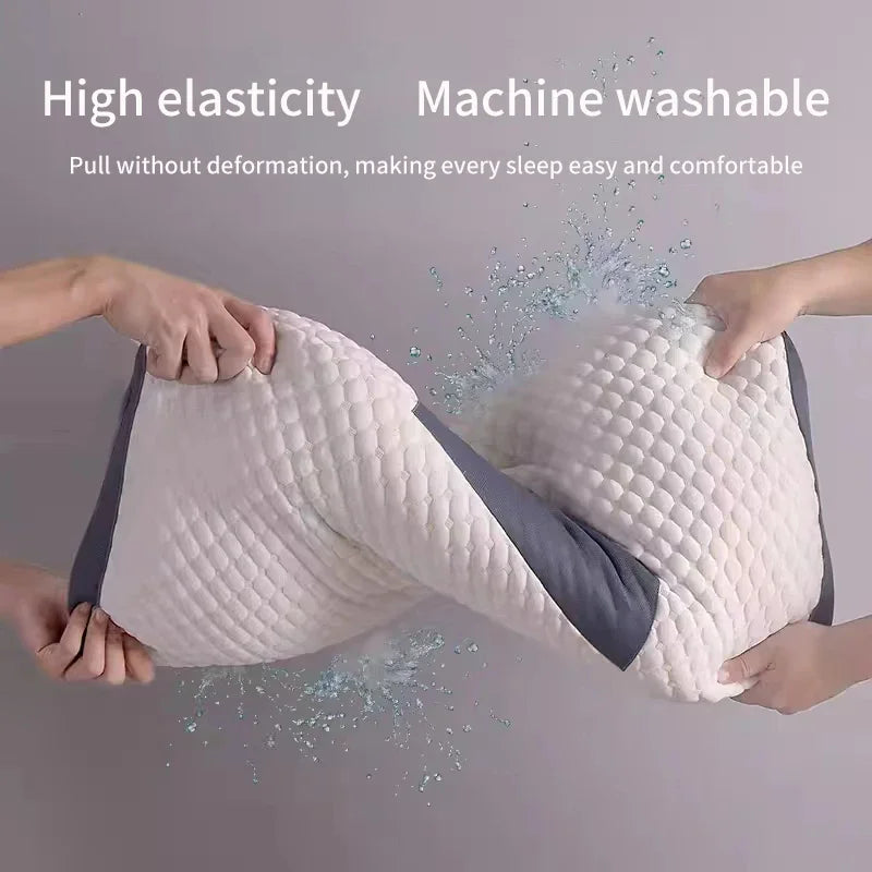 Ultieme Neksteun Kussen voor Rustgevende Slaap - Cervicale Orthopedische Massagekussen met Sojaboonvezel voor Thuis SPA Ontspanning - Almohada Collectie