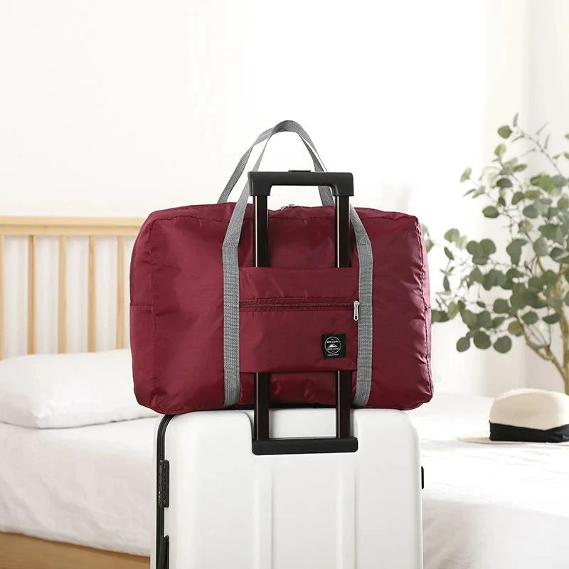 Stylische Vouwbare Reis Duffel Bag – Perfecte Airline Draagtas voor Vrouwen en Meisjes, Ruim en Lichtgewicht voor Weekenduitjes en Nachtelijke Avonturen!