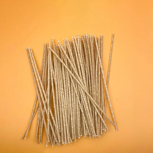 Waxed Cotton Candle Wicks Smokeless Wick Core for DIY Candle Making Soy Wax Supplies 100pcs