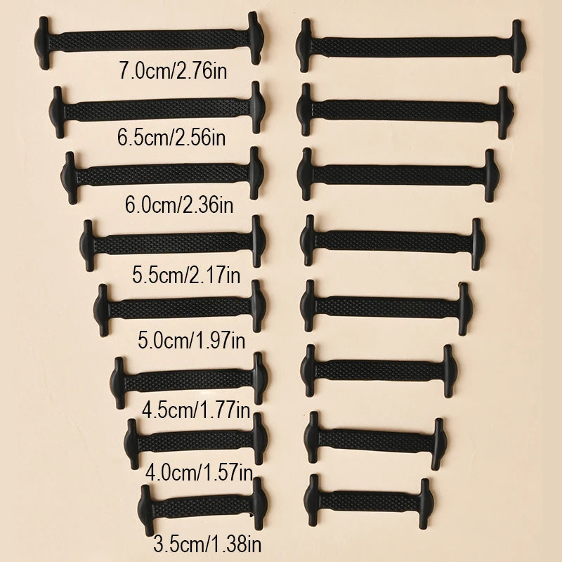 16-delige set van creatieve silicone veters zonder knopen – 12 levendige kleuren van elastische luie veters voor moeiteloze stijl!