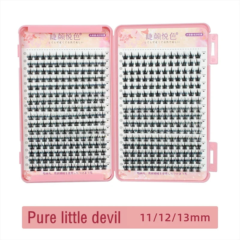 32 Rijen Luxe Individuele Cluster Wimperextensions - Professionele Kwaliteit voor Adembenemende Make-up Looks - Groothandel Beschikbaarheid