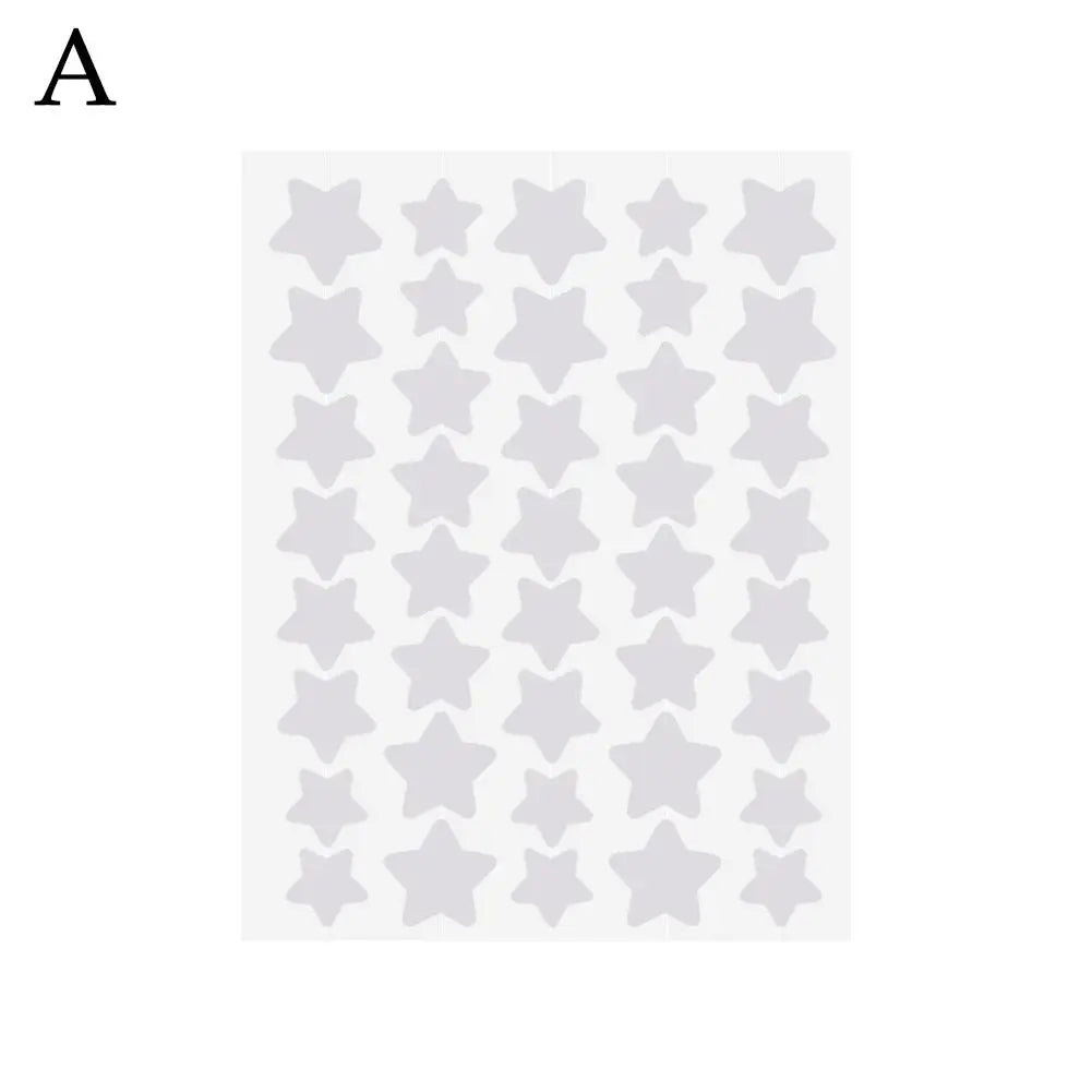 Levende Stervormige PE Pimple Patches voor Acne: Onzichtbare Huidverzorgingsstickers - Verberg en Perfecteer je Uiterlijk!