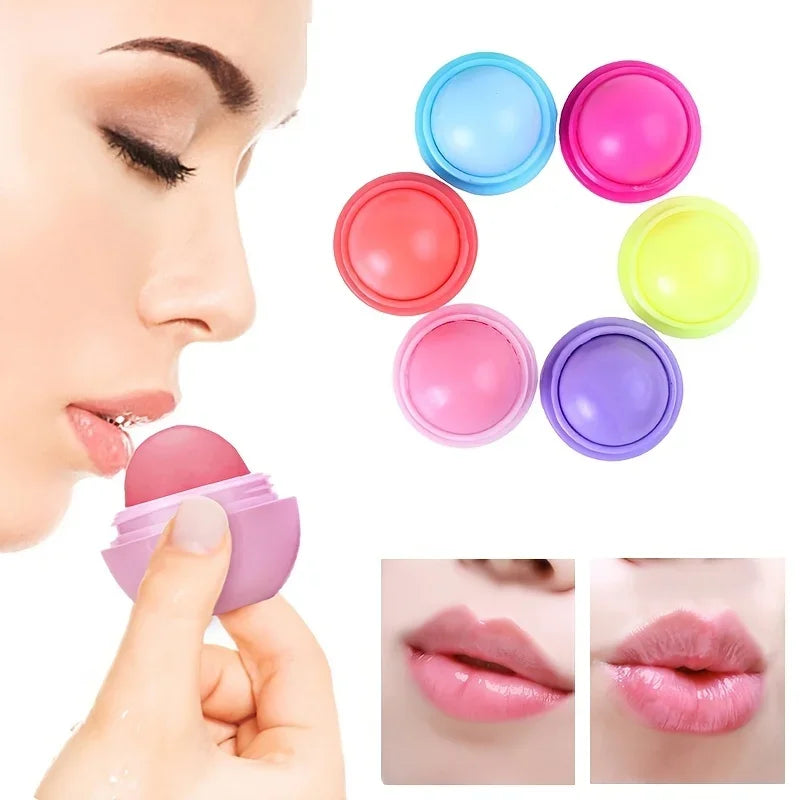 Schattige Balvormige Lippenbalsem - Voedende, Verzachtende en Langdurige Lippenplumper met Een Plakvrije Cup om Bevriezingsscheuren te Voorkomen