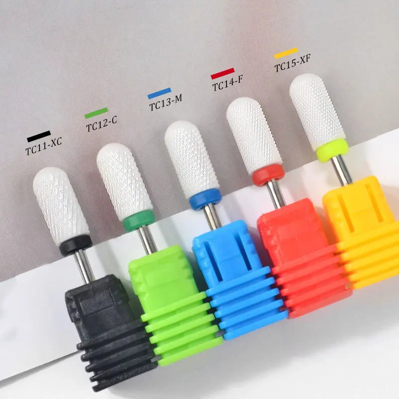 Premium Keramische Vijlbits - Elektrische Pedicure & Manicure Polijstgereedschap voor Moeiteloos Nagelart & Cuticle Verzorging