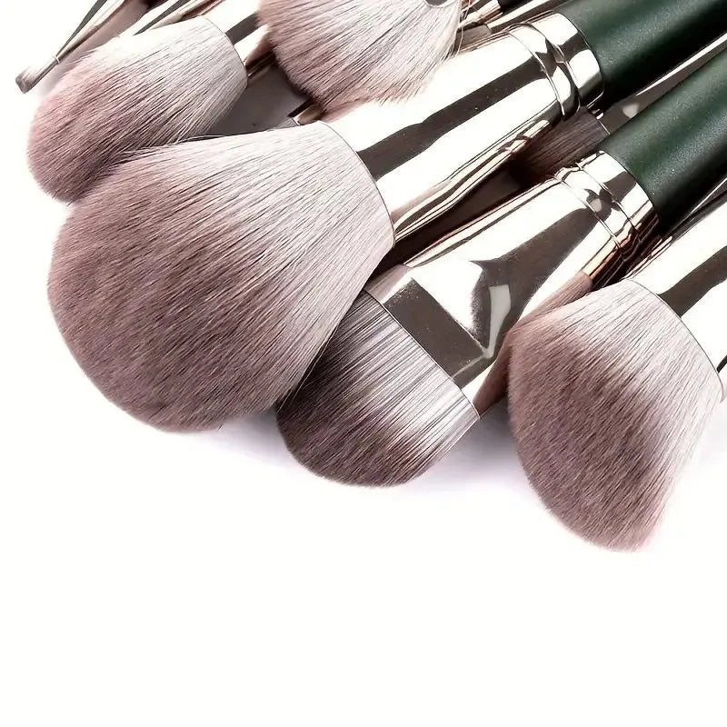 14-delige Luxe Make-up Kwasten Set – Fluffy Blending Kwasten voor Blush, Oogschaduw en Foundation – Perfecte Gereedschappen voor Perfecte Schoonheidsapplicaties