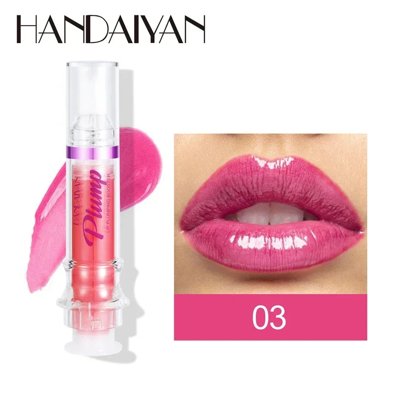 Bereik Weelderige Lippen met PLUMP POUT Lip Plumping Booster Gloss - Hoge Glans, Extreme Glans, en Kristalvolume Lipolie voor een Volle, Mooie Lippen!