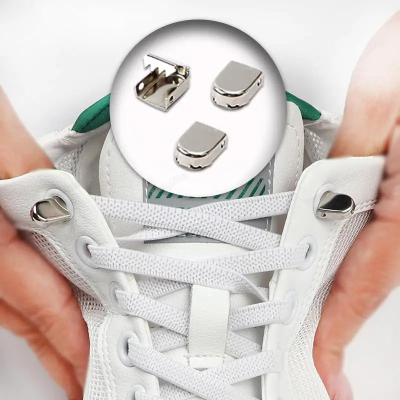 Moeteloze Elastische Geen-Knoop Veters voor Sneakers - Perfecte Pasvorm voor Kinderen en Volwassenen!