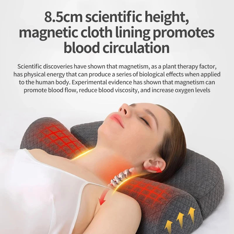 Ergonomisch Geheugenschuim Cervicale Contour Kussen - Ideaal voor Zijslapers en Orthopedische Ondersteuning