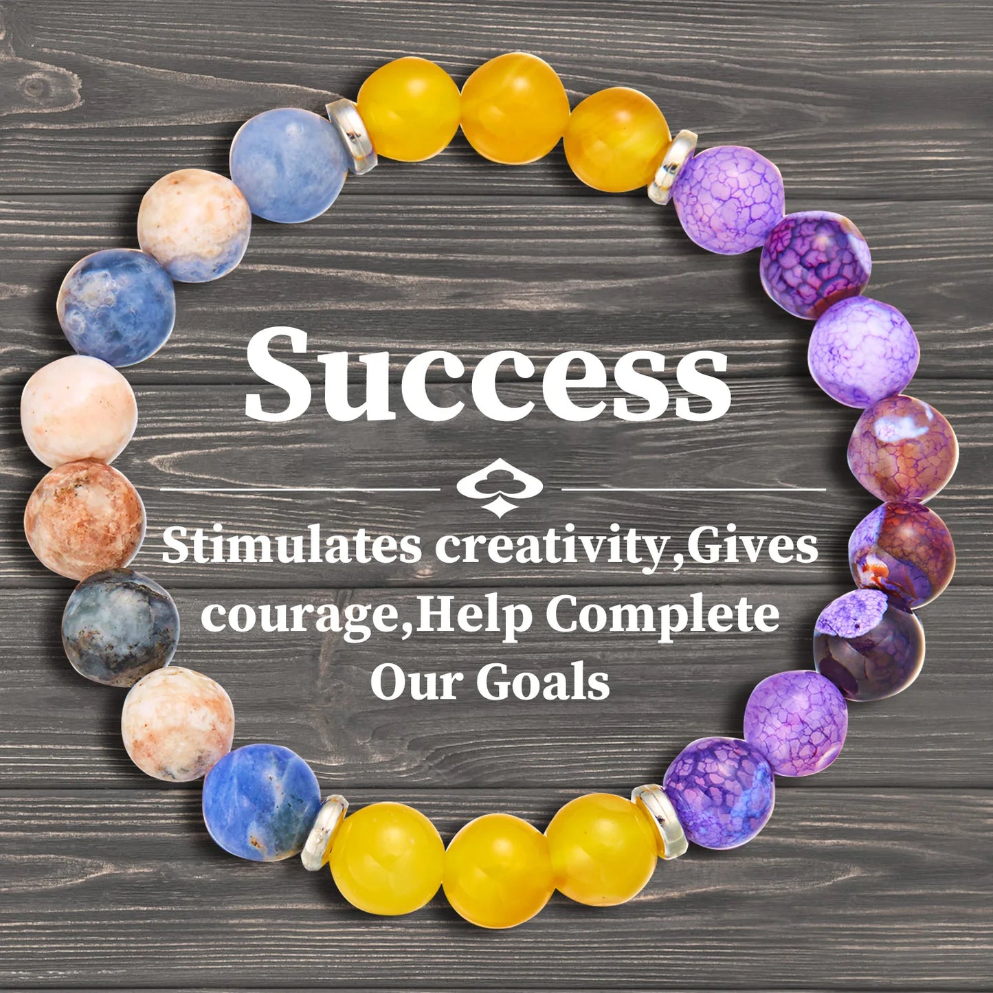 Charmante Natuurlijke Steen Chakra Armbanden voor Mannen en Vrouwen - Jouw Geluksenergie en Bescherming Companion, Perfect voor Meditatie en Vriendschaps Cadeaus!
