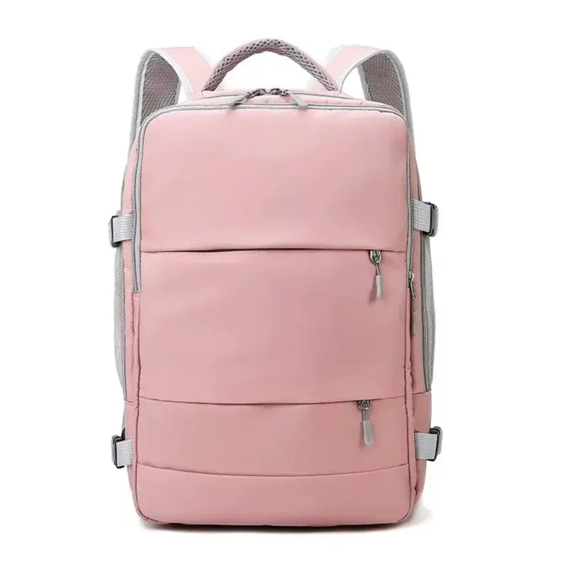Stijlvolle en Veilige Vrouwen Reisrugzak - Ruim, Waterdicht, Diefstalbestendig Ontwerp met Bagagestrap voor Laptops en Meer!