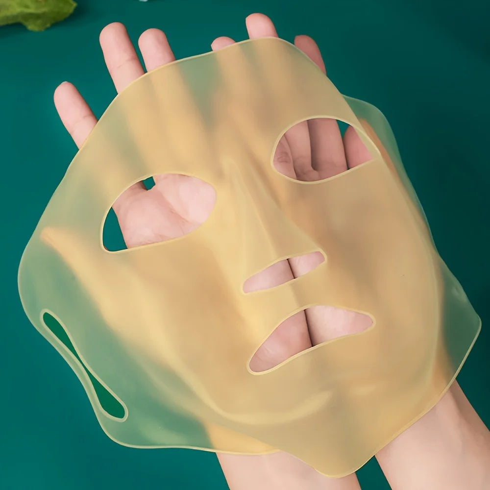Revitaliseer je huid met onze 3D siliconen masker cover - herbruikbaar oor-hangend hydraterend en verstrakend gezichtsverzorgingshulpmiddel!