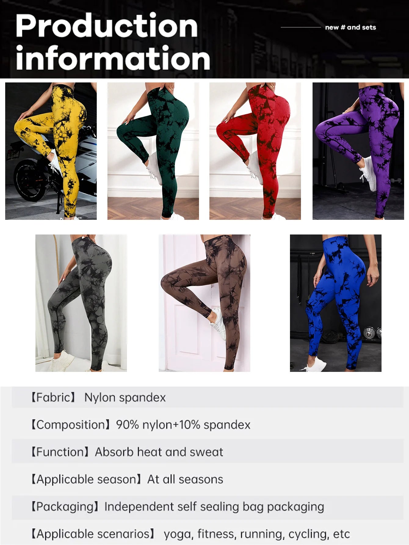 Verhoog je workout met Trendy Tie Dye Yoga Leggings - Naadloze, Hoge Rek leggings voor ultieme buikcontrole - Verse 2023 Stijl!