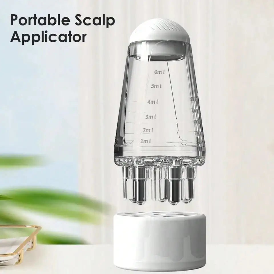 Hexagonale Kop Scalp Applicator: Ultieme Haarhergroei & Stylenoplossing met Olie Rollerbal voor Ontspanning en Massage