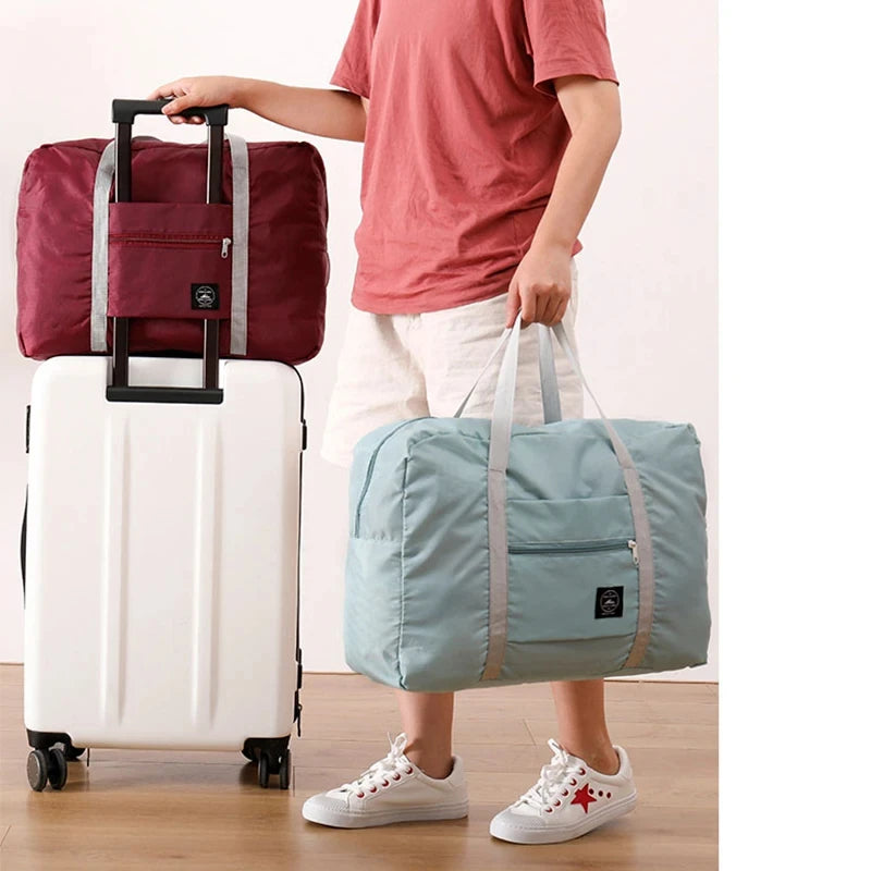 Stylische Vouwbare Reis Duffel Bag – Perfecte Airline Draagtas voor Vrouwen en Meisjes, Ruim en Lichtgewicht voor Weekenduitjes en Nachtelijke Avonturen!