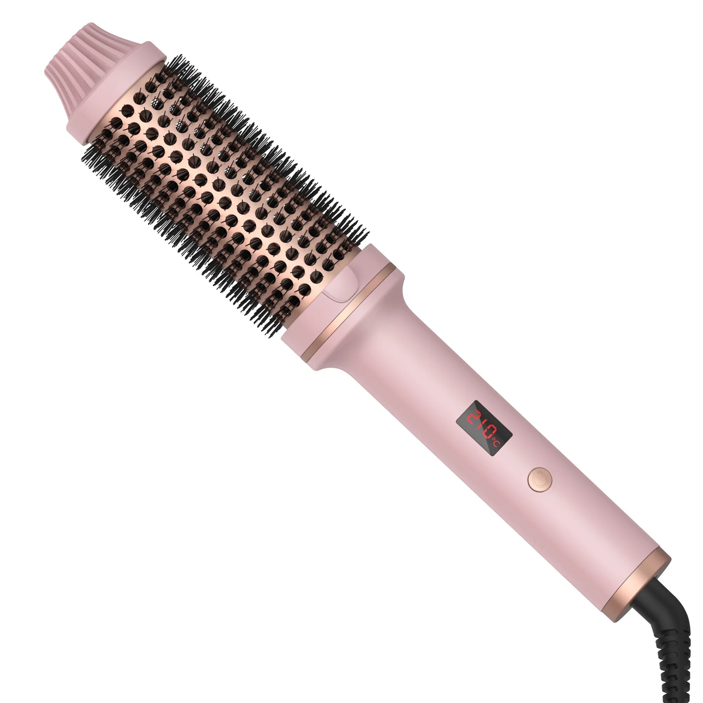 Revolutionaire 1,5-inch verwarmde ronde borstel - Keramische krultang stylingtool voor prachtige, veerkrachtige krullen!