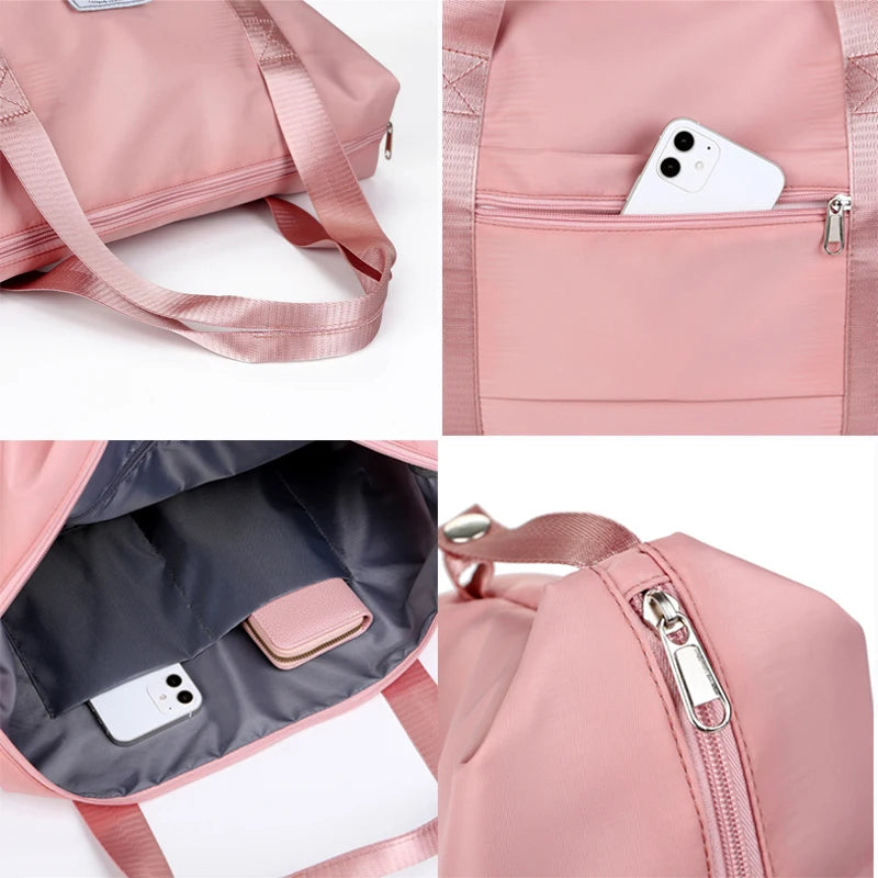 Dames Nylon Evolutionair Handtas - Groot Opbergvolume, Ideaal voor Vrijetijd, Reizen en Fitnessactiviteiten, Waterdicht en Praktisch