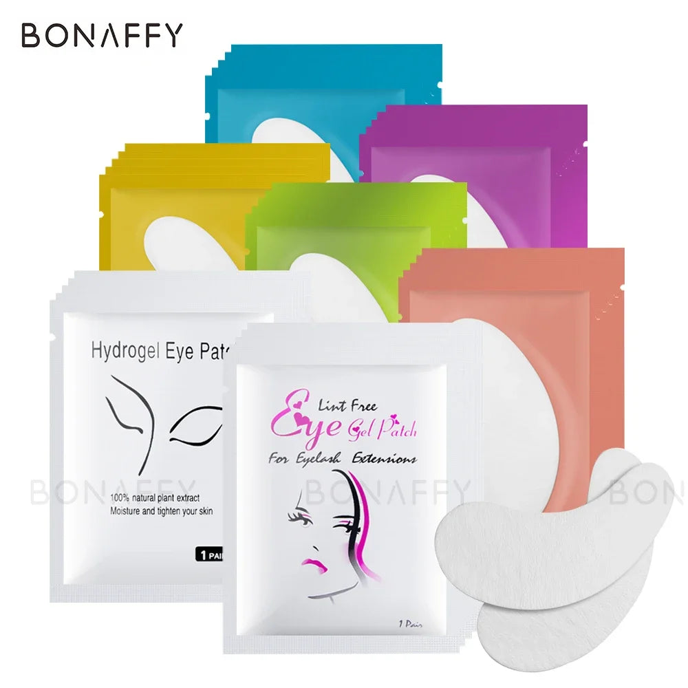 50 Paar Lintvrije Wimperextensions Patches voor Comfortabele Onder-Oog Verzorging - Perfect voor het Graften van Valse Wimpers!