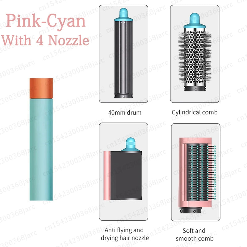 Verhoog Je Haarspel: 6-in-1 Multi-Styler met Krultang, Hete Lucht Borstel en Professionele Föhn voor Prachtige Krullen!