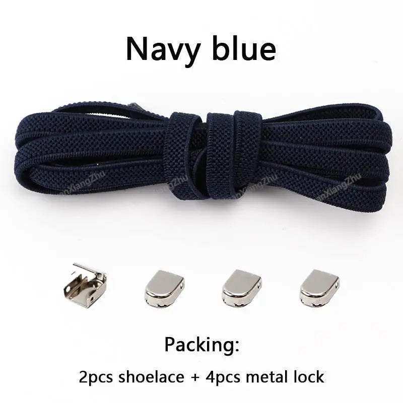 Moeteloze Elastische Geen-Knoop Veters voor Sneakers - Perfecte Pasvorm voor Kinderen en Volwassenen!
