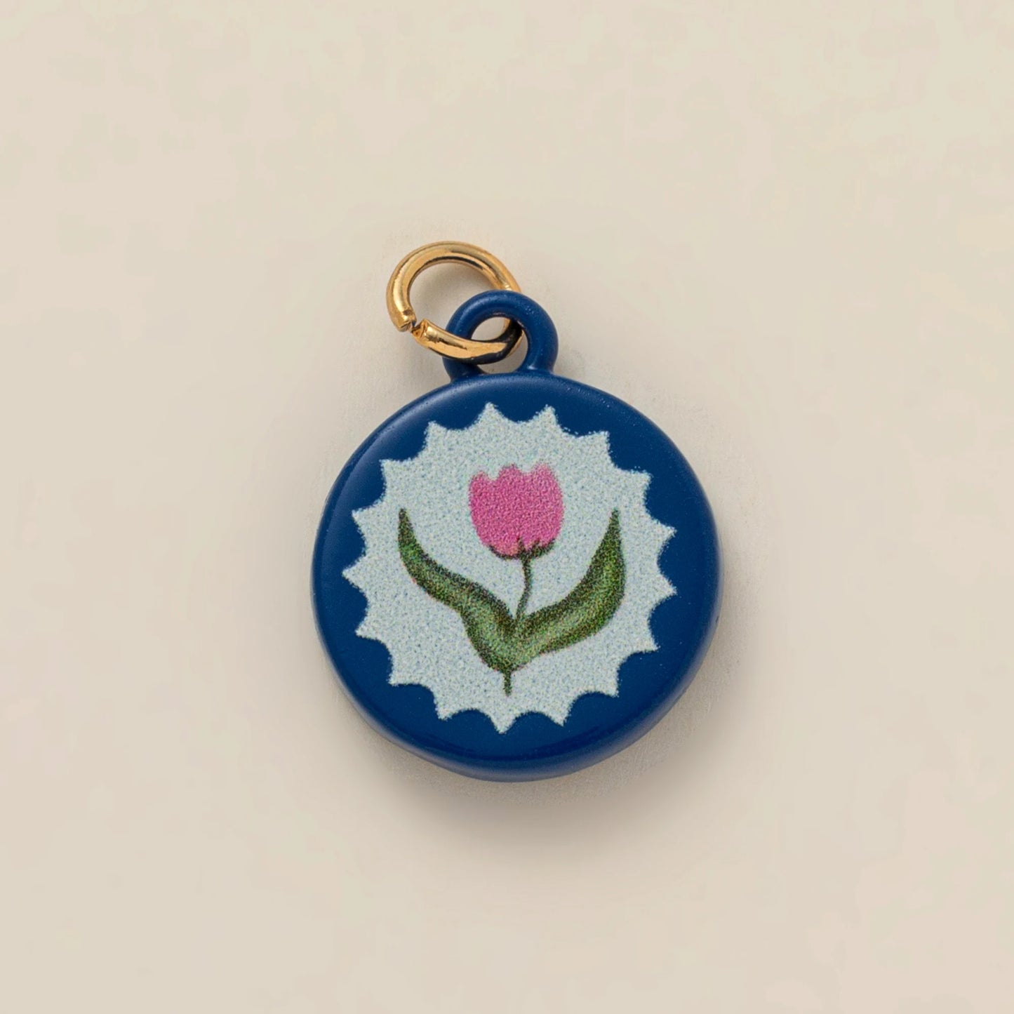 Flower Enamel Charms Tulip Fruit Pendants DIY Jewelry