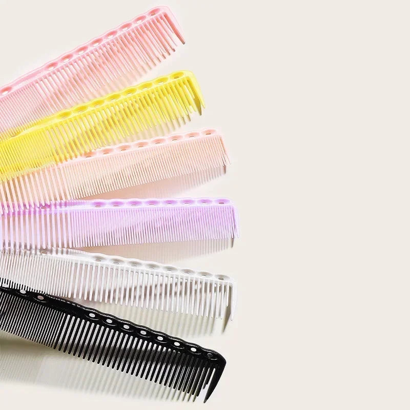Vibrant 7-kleurige professionele haarkammen set - Antistatische styling borstels voor deskundige salon haarverzorging en styling