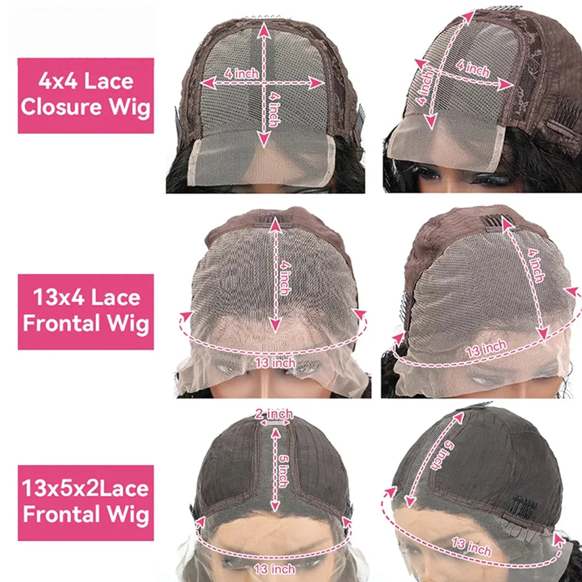 Prachtige Diepe Golf 180% Dichtheid Voor-geplukt Zijdeel Korte Bob Lace Frontal Perook - 13x4 Braziliaans Maagdelijk Menselijk Haar voor Zwarte Vrouwen