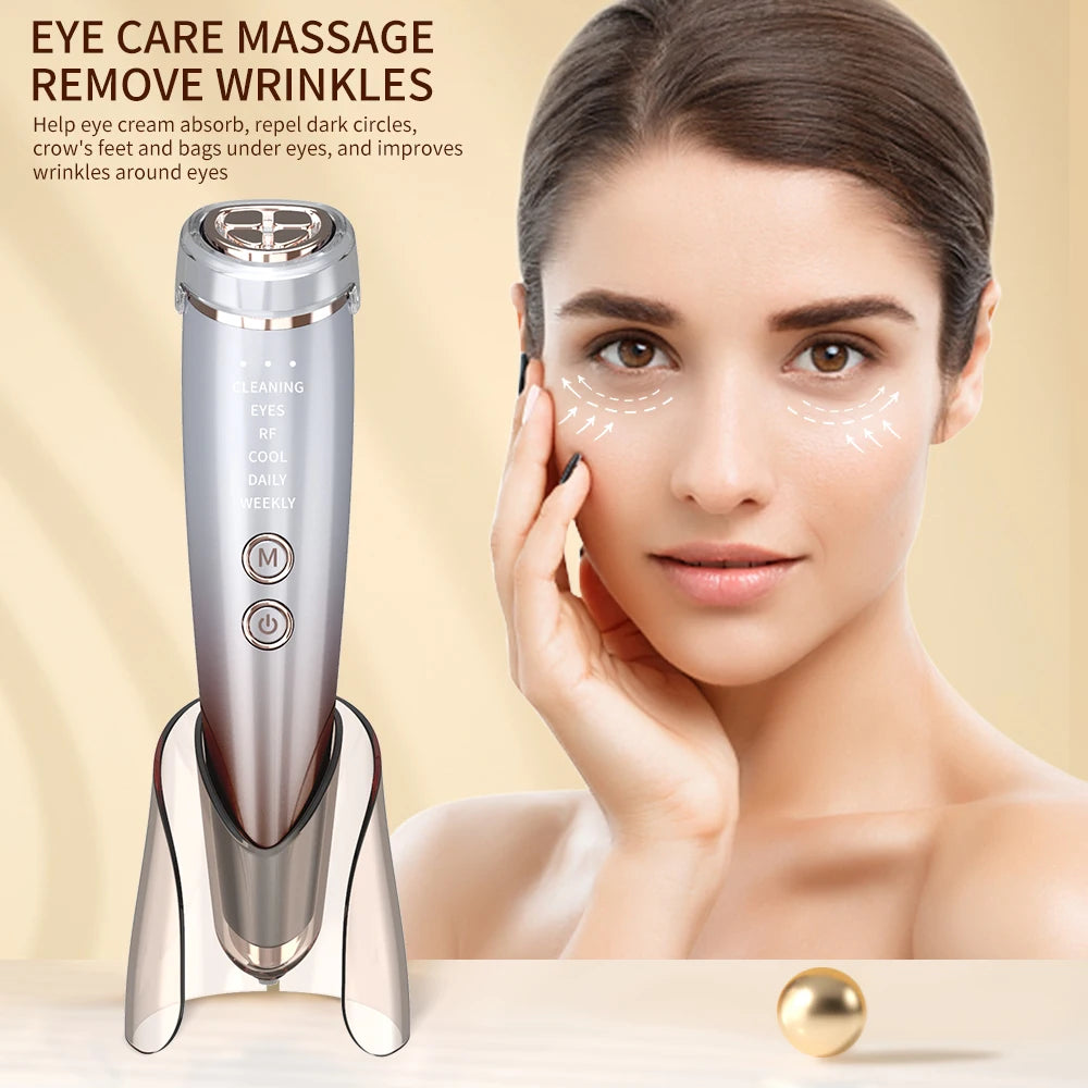 Revitaliseer uw huid met onze RF gezichtsliftingmachine - Schoonheidsinstrument voor thuis voor hoge frequentie massages, HIFU gezichtlifting en het strakken van de ogen!