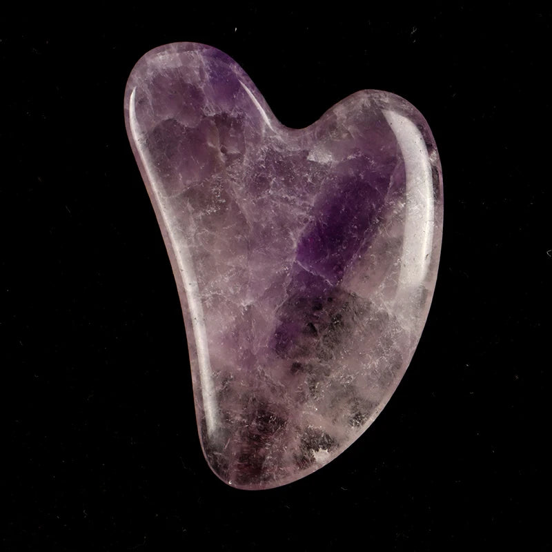 Revitaliseer je huid met onze Rozenkwarts Hart Gua Sha Tool - Perfect voor het liften van de kin en neus, verstrakken en gezichts- massage!