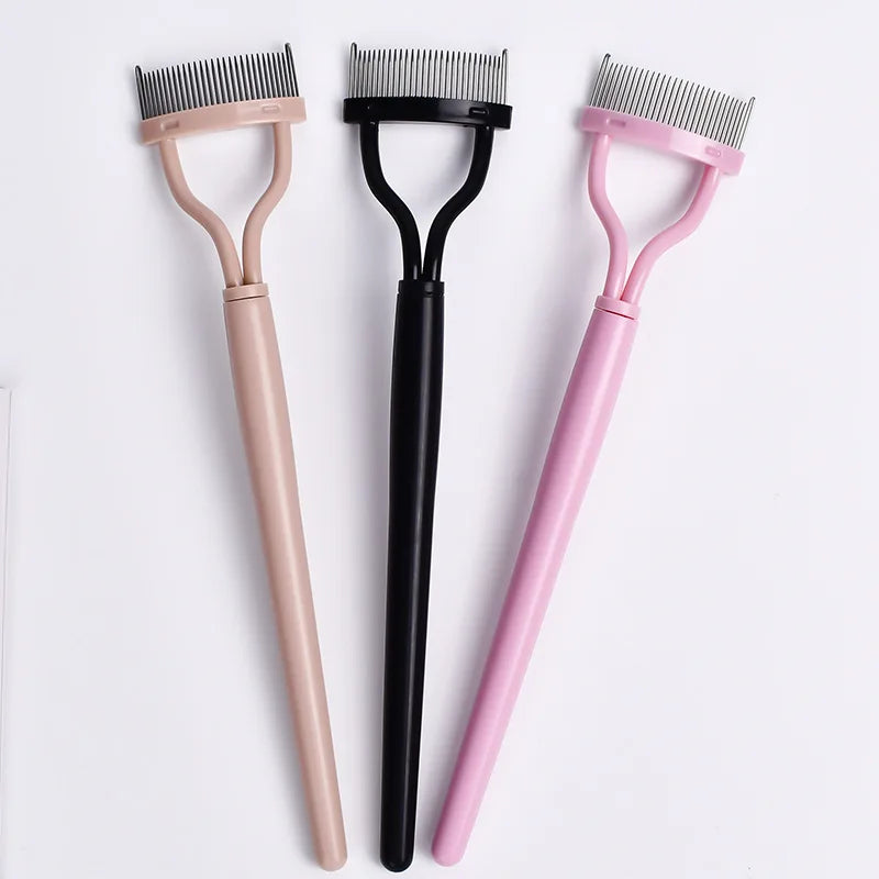 Professionele Wimperseparator met Roestvrijstalen Tanden - Perfecte Kruller & Kam voor een Onberispelijke Mascaratoepassing