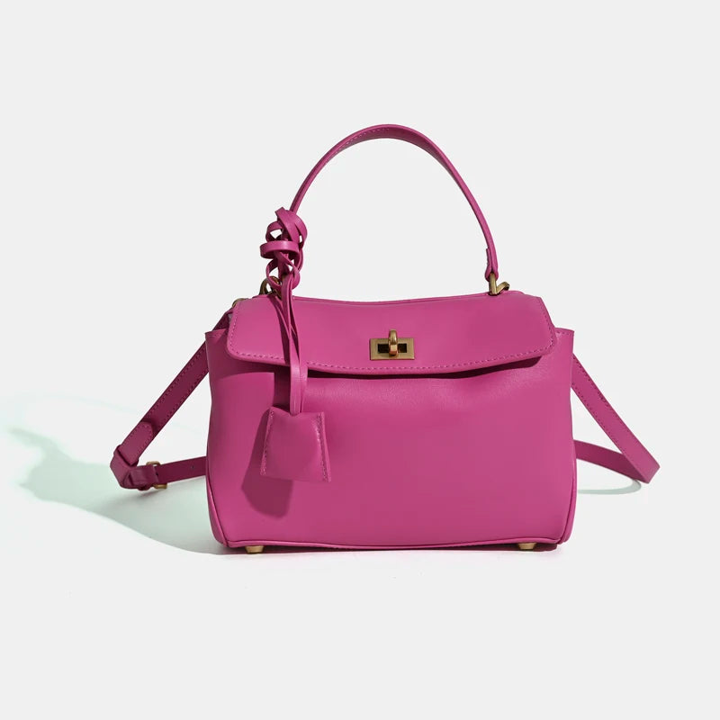 Elegante 2025 Luxe Rodeo Damestassen: Echte leren tote bags met chique gouden gespen voor lente en herfst