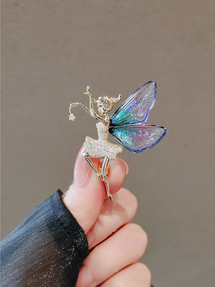 Prachtige paarse lavendel kristallen strass broche - Elegante bloemenpin voor jassen & luxe sieraad cadeau voor haar