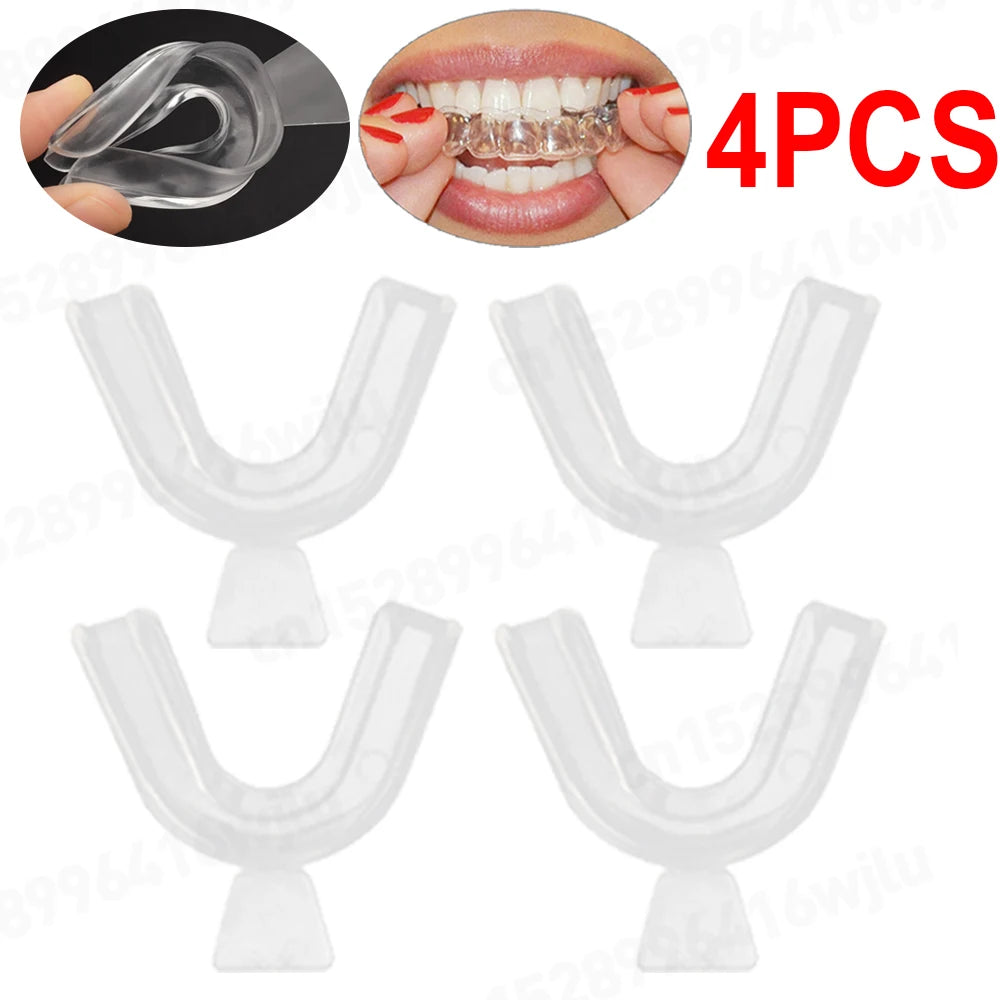 Ultieme 2-8PCS Anti-Snurken en Tandenknarsen Mondschild Set - Jouw Oplossingen voor Gezondere Nachten!